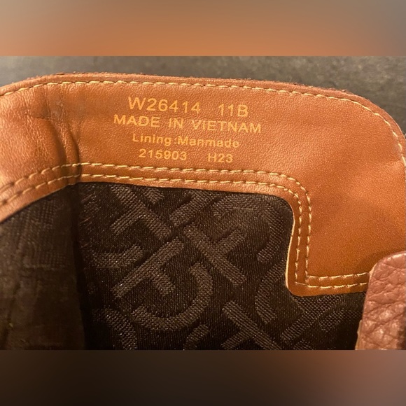 Cole Haan River W26414 Boots Women’s Tan Leather Ankle Chelsea Bootie Size 11B - Picture 6 of 10